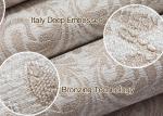 Eco - friendly Vinyl Retro Vintage Wallpaper for Hotel , House Decoration