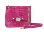 2019 alligator leather one-shoulder cross small square bag fashion crocodile