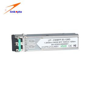 Quality 1.25G 1530nm 120KM CWDM SFP Fiber Receiver Module wholesale