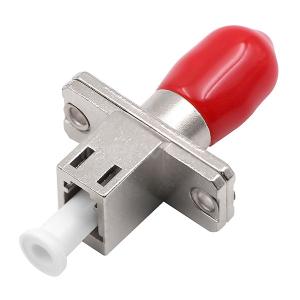 Quality LC Female to ST Female Single Mode Simplex Metal Fiber Optic Adapter/Coupler without Flange wholesale