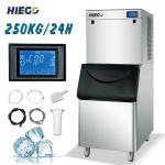 250kg Automatic Ice Machine R404a Industrial Ice Maker Machine Stainless Steel