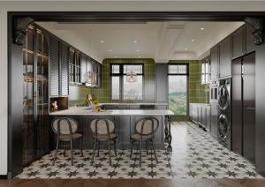 Quality Hotel Kitchens High End Hot Sales Luxury Kitchen Cabinet Environmental Friendly wholesale