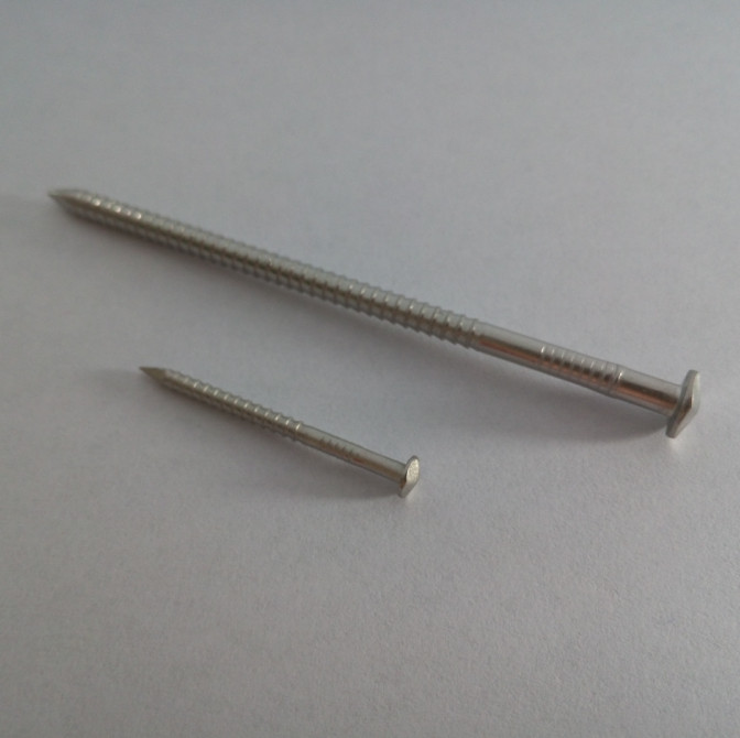 A4 Grade Rose Head Ring Shank Stainless Steel Nails For Wooden Construction