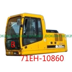 Quality 71EH-10860 HYUNDAI Front Glass Down Position B Excavator Cab Window Tempered wholesale