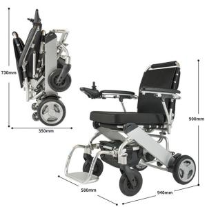 Quality Lithium Ion Battery Lightweight Motorized Wheelchair For Handicapped wholesale