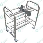 Two Layer 400 Pieces Used Sanyo SMT Feeder Carts