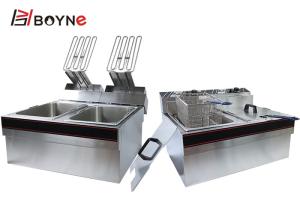 Quality 9kw Commercial Kitchen Cooking Equipment Potato Chips Fryer wholesale