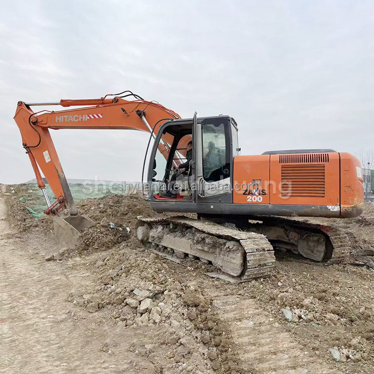 Second Hand ZX200-3 Excavator With 0.8m3 Bucket Capacity And 122KW Power