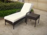 Outdoor Pool side Sun Lounge Daybed Set Poly Rattan Furniture Cushion Cover