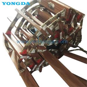 Quality ISO799 Marine Hard Wooden Step Pilot Rope Ladder wholesale