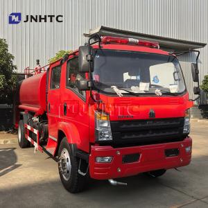 Quality Manufacturer HOWO 4x2 5000L Water Tanker Fire Truck Fire Fighting Truck Equipment Fire Vehicle wholesale
