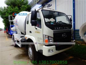 Quality Foton Forland 5cbm Diesel Concrete Mixer Drum Truck wholesale
