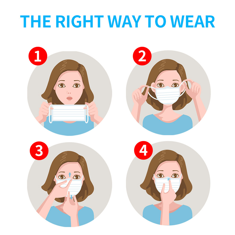 half face respirator mask In Stock CE FDA Wholesale general supplies dust 3ply disposable N95 face mask kn95 mask