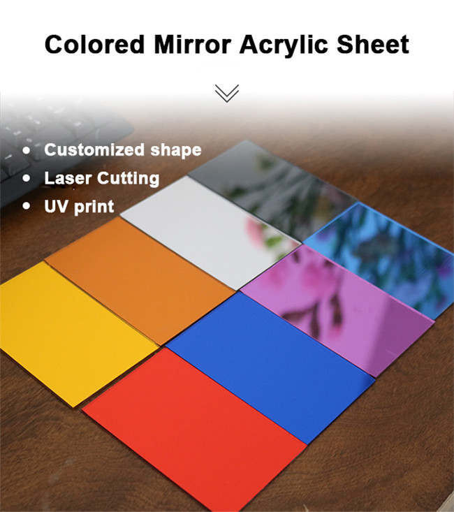 A4 1mm Rose Gold 1.2g/Cm3 Plastic Acrylic Sheet