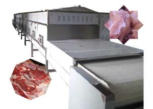 China 100KW Frozen Meat Continuous Tunnel Dryer Machine With Microwave Box on sale