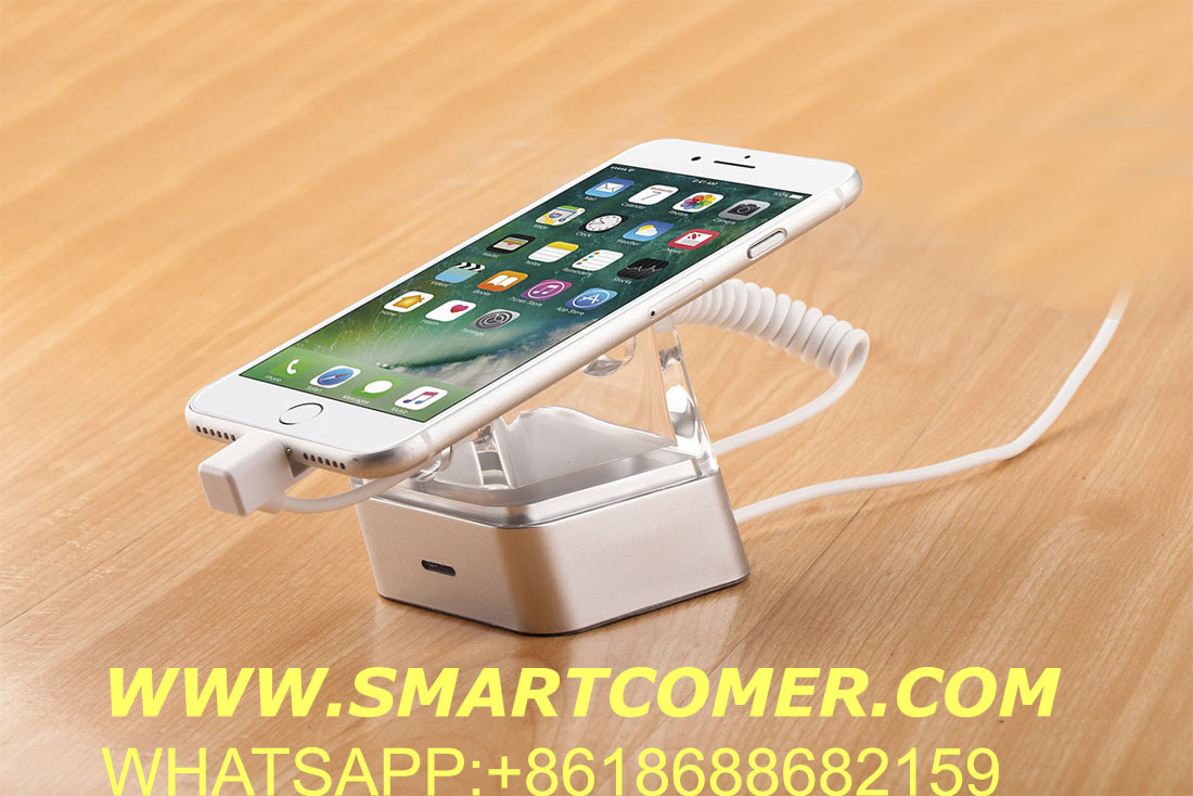 COMER anti-theft devices for alarm mobile phone acrylic holders charging station