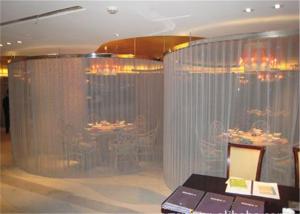 Quality Cascade Coil Architectural Drapery Aluminum Alloy Material For Exhibition Hall wholesale