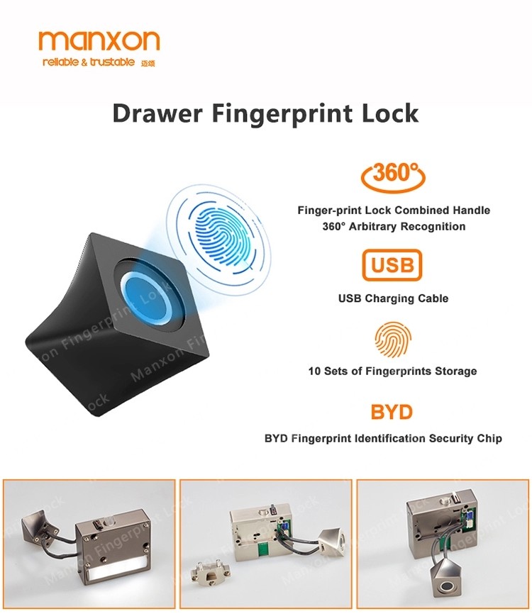 Zinc Alloy Fingerprint Door Lock