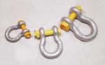 1-1/8" WLL 9.5 Tonne Wide Body Shackles With Safety Bolt