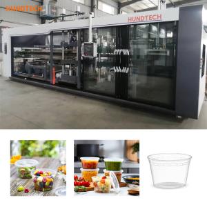 Quality HIPS Round Clear Dessert Plastic Bowl Making Machine Disposable 12X2.7X2.4m wholesale