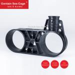 Customized Sizes Aquaculture Fish Cage , Fish Farming Cage For Sea Farming