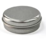 Empty Slip Slide Round Tin Containers for Lip Balm
