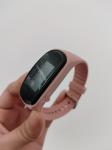 Rectangle Pink Silicone Wearable Step Tracker Simple Wrist Pedometer