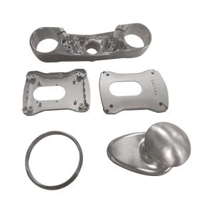 China Rapid Prototyping CNC Aluminium Machined Parts Plated Steel Surface Treatment on sale