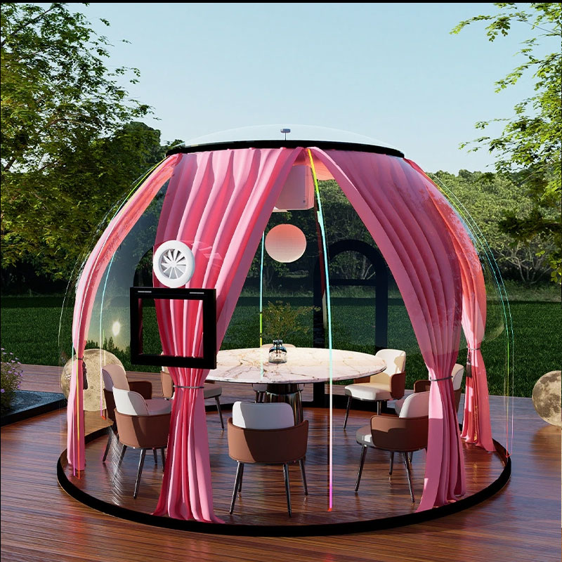 House Transparent Camping Hotel Prefabricated Dome for Camping Bubble House