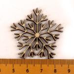 Scrapbooks Painting Snowflake Pattern Handmade Wooden Crafts