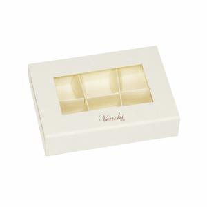 Quality 6 Cavities Beige Magnetic Chocolate Gift Packaging Boxes Food Grade wholesale