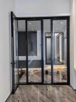 Hurricanes Resistance Internal Aluminium Bifold Doors Powder Coating
