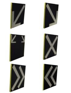 Quality Custom Electronic Display Board , Road Traffic Signs Indicating Vehicle Traffic May Travel In Lane wholesale
