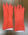 Spray Flocklined Red M50g Household Rubber Gloves For Home Cleaning