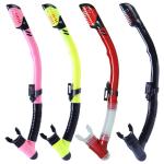 Silicone Mouthpiece Dry Top Snorkel Set PVC Tube For Swimming Diving