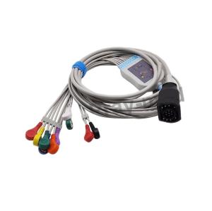 Quality Zoll Compatible Direct-Connect ECG EKG Cable For M Or E Series 8000-1007-01 8000-1006-02 wholesale