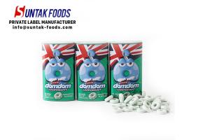 Quality Green Tin Box Fresh Breath Candy Eucalyptus Flavor Sugar Free Low Calorie Candy wholesale