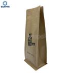 Kraft Paper Flat Bottom 32oz 64oz Kraft Paper Coffee Bags