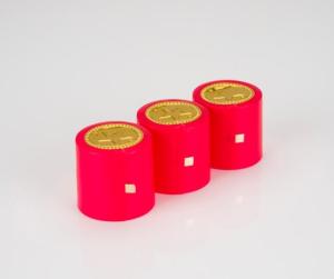 Quality pvc heat shrink cap seal for wine bottle, pvc shrink capsules PVC wine caps for red wine bottle in red color wholesale