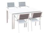 Poly Wood Armrest Patio Furniture Outdoor Table Chairs