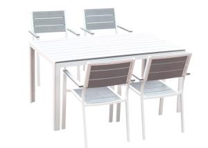 Quality Poly Wood Armrest Patio Furniture Outdoor Table Chairs wholesale