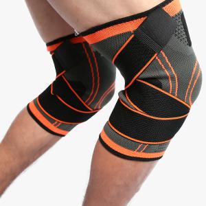 Quality Neoprene OEM Sports Protection Equipment Adjustable Knee Compression Sleeve wholesale