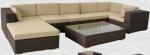 7pcs home patio rattan sofa furniture