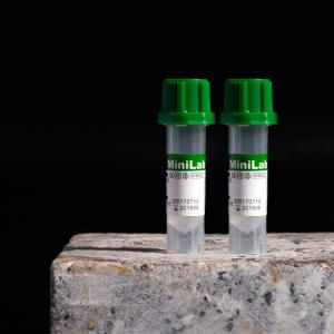 Quality Green Capillary Blood Collection Tube Stress Free Sodium Heparin Additive wholesale