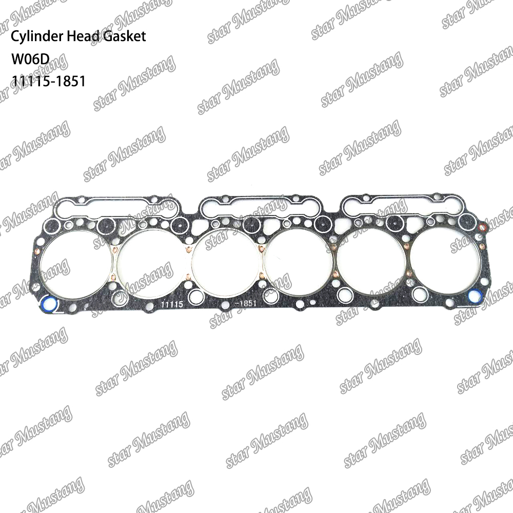 Cylinder head gasket W06D 11115-1851 For HINO Engine Spare Parts