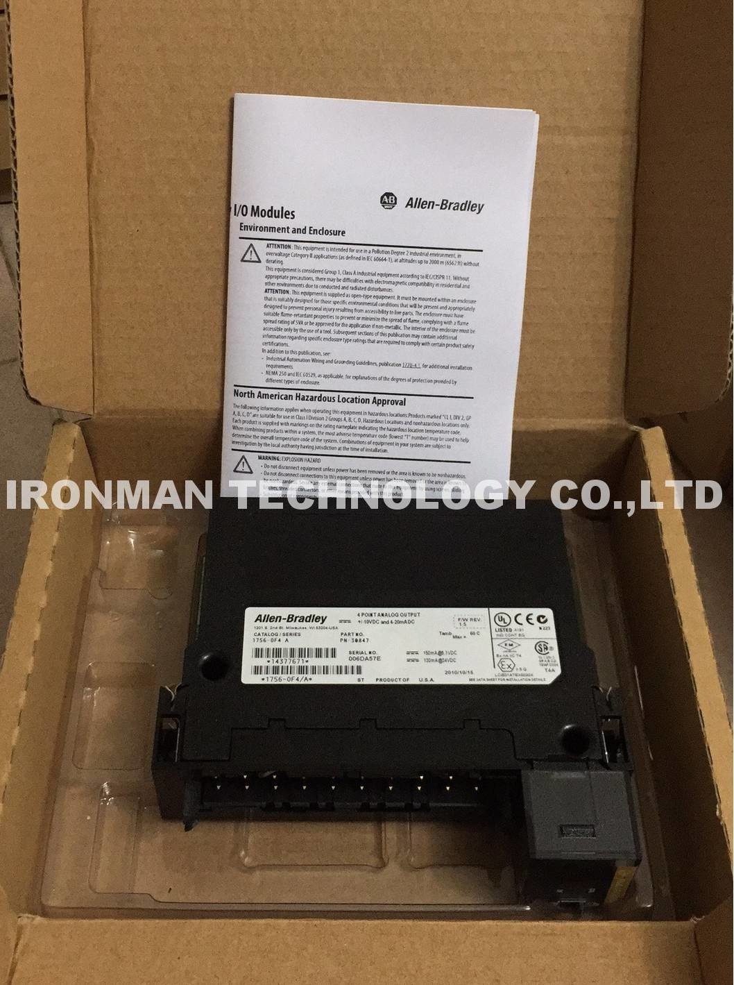 1756-OF4 /A Allen Bradley ControlLogix Analog Current/Volt 1756-OF4A