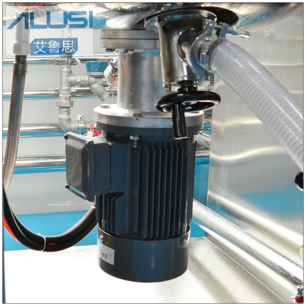 Dish Washing Liquid Detergent Making Machine Liquid Homogenizer Heating Mixing Machine
