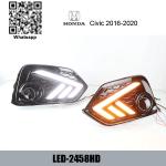 Honda Civic 2016-2020 Car LED cree DRL day time running lights driving daylight