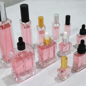 Quality 50ml Square Glass Dropper Bottles Empty Eco wholesale