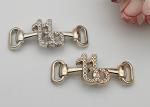 Fashionable Style Plastic Shoe Buckles For Different Styles Shoes , Abrasion